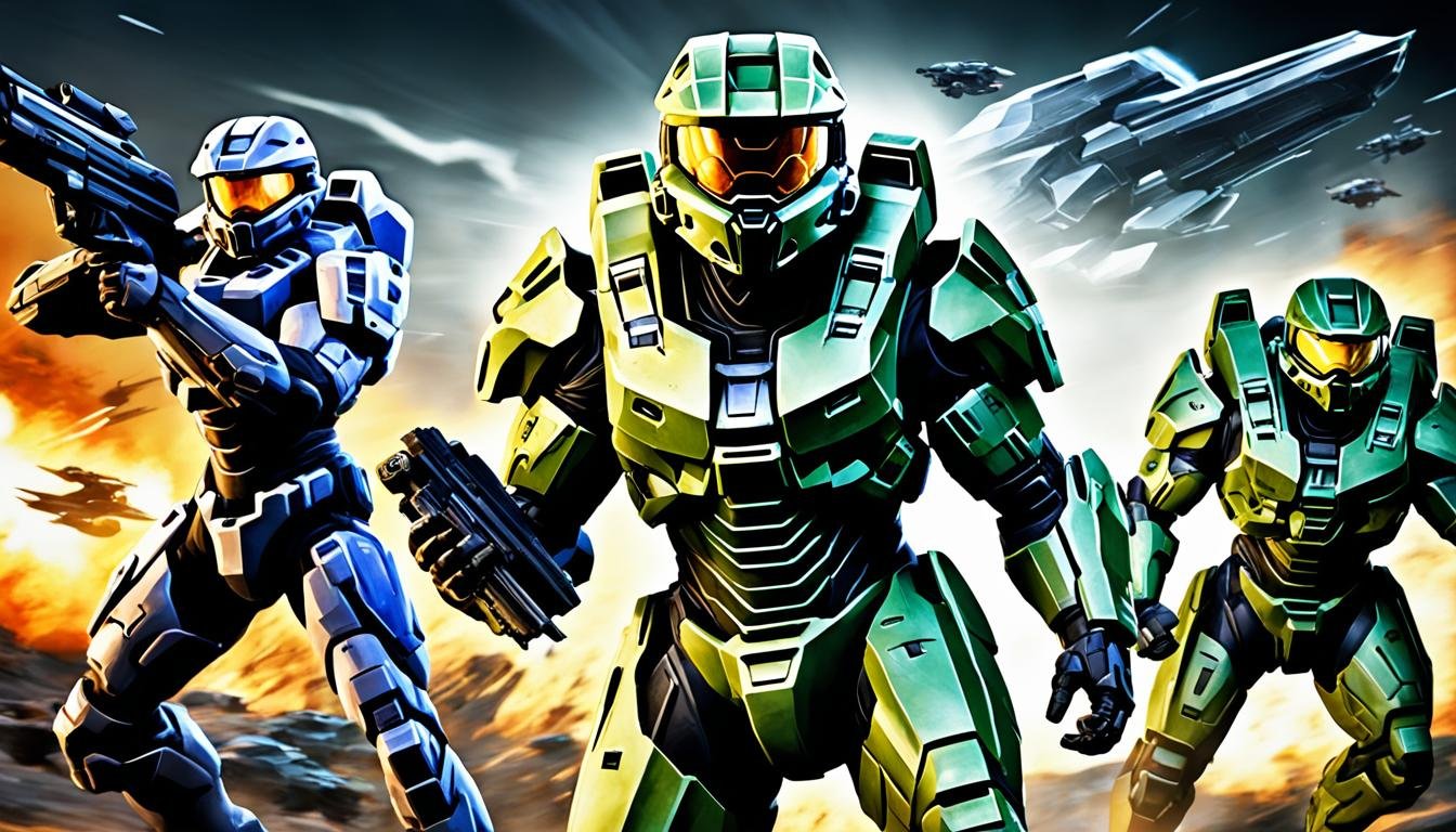 Halo (2003) Game Icons Banners: Epic Visuals